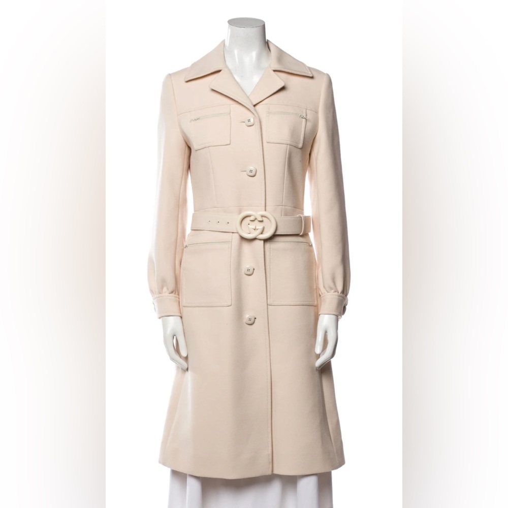 Gucci NWT Wool white coat